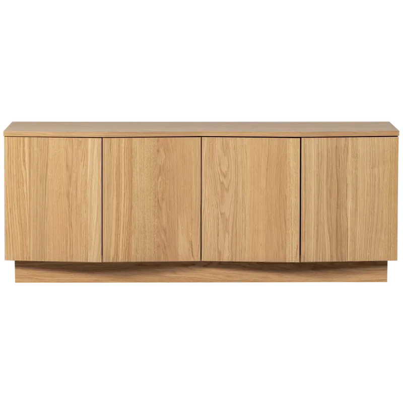 WOOOD ZUMA TV MEUBEL 133CM EIKEN TRANSPARANT [fsc]